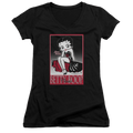 Betty Boop Classic - Juniors V-Neck T-Shirt Hoodie, Sweatshirt | CiraTrend.com