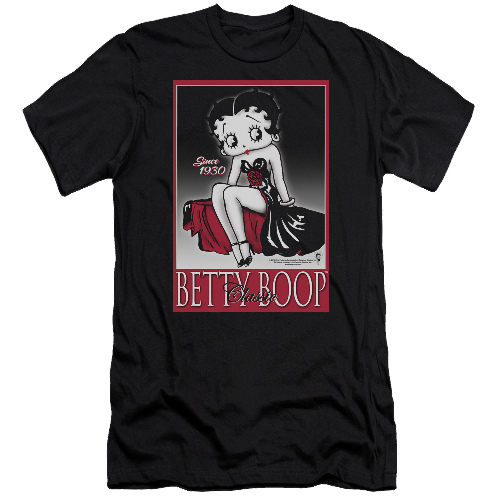 Betty Boop Classic - Men's Premium Slim Fit T-Shirt Hoodie, Sweatshirt | CiraTrend.com