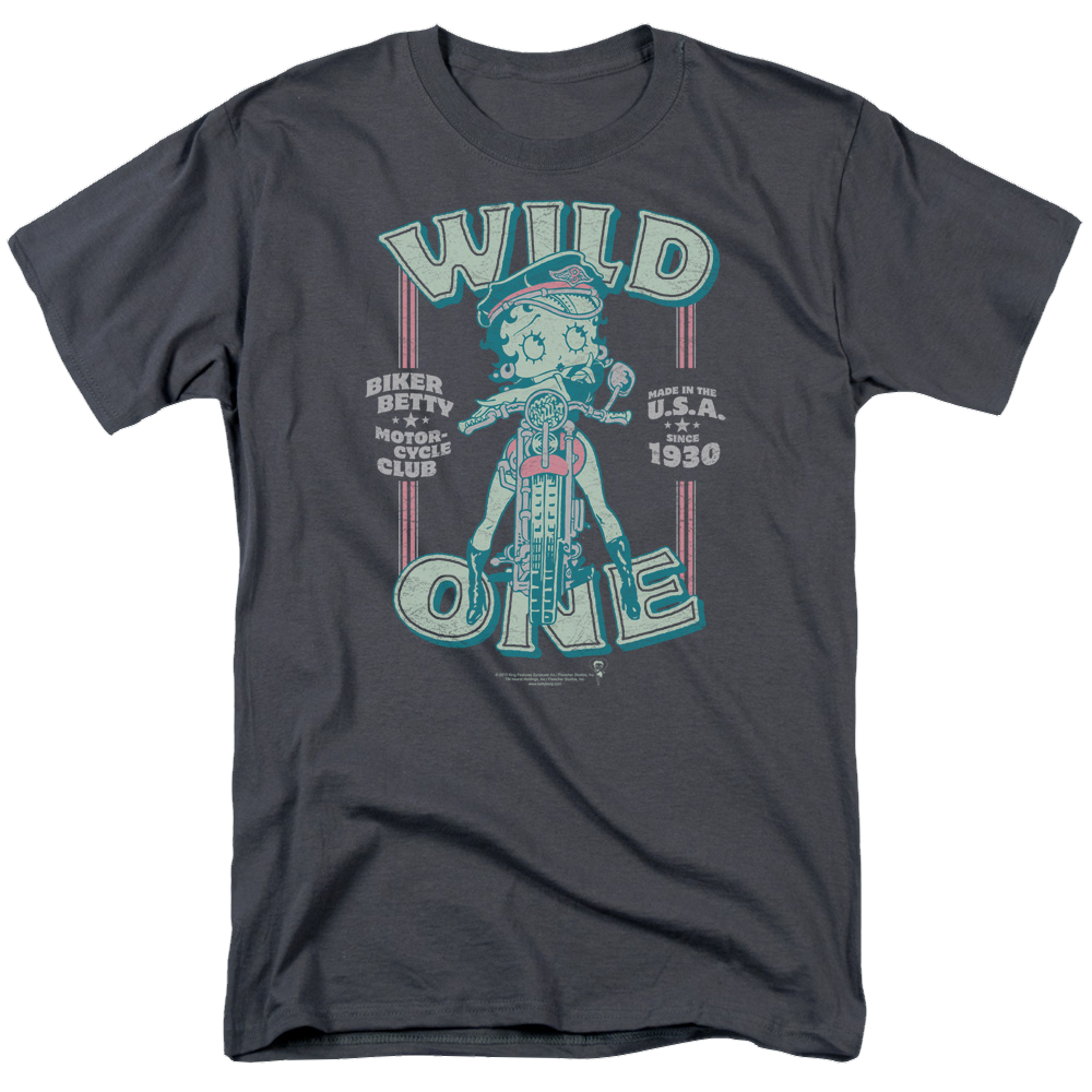 Betty Boop Wild One - Men's Regular Fit T-Shirt Hoodie, Sweatshirt | CiraTrend.com
