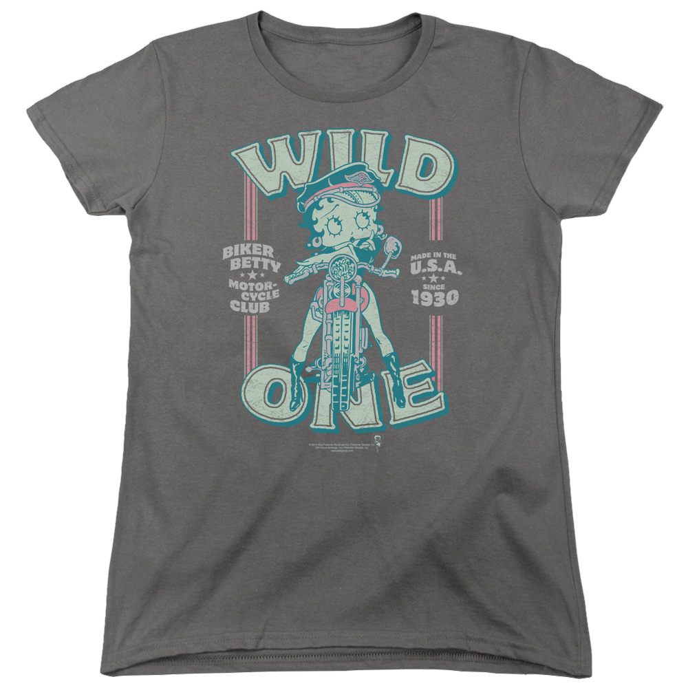 Betty Boop Wild One - Women's T-Shirt Hoodie, Sweatshirt | CiraTrend.com