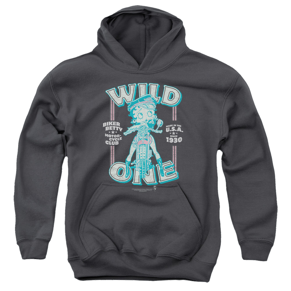Betty Boop Wild One - Youth Hoodie T-Shirts, Sweatshirt | CiraTrend.com