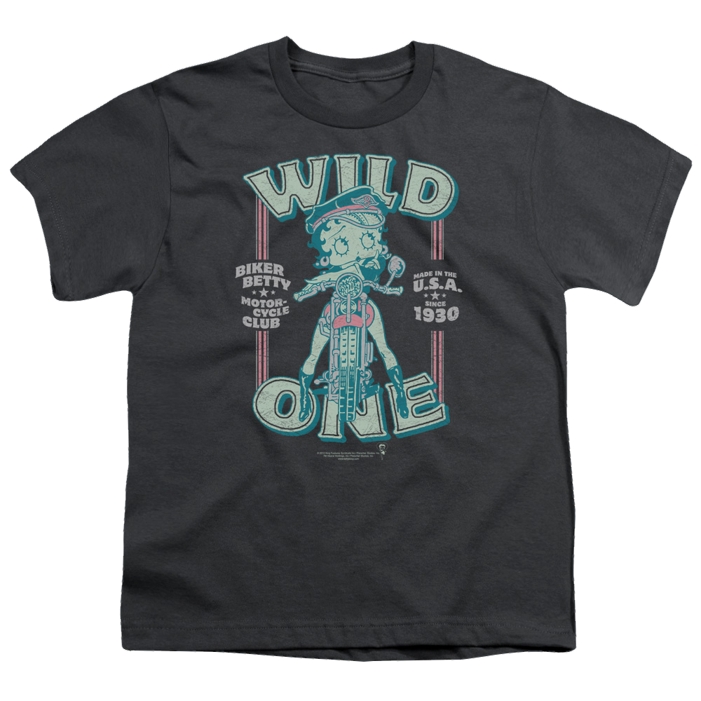 Betty Boop Wild One - Youth T-Shirt Hoodie, Sweatshirt | CiraTrend.com