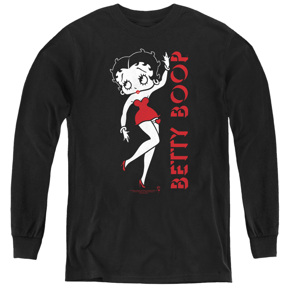 Betty Boop Classic - Youth Long Sleeve T-Shirt Style001 Hoodie, Sweatshirt | CiraTrend.com
