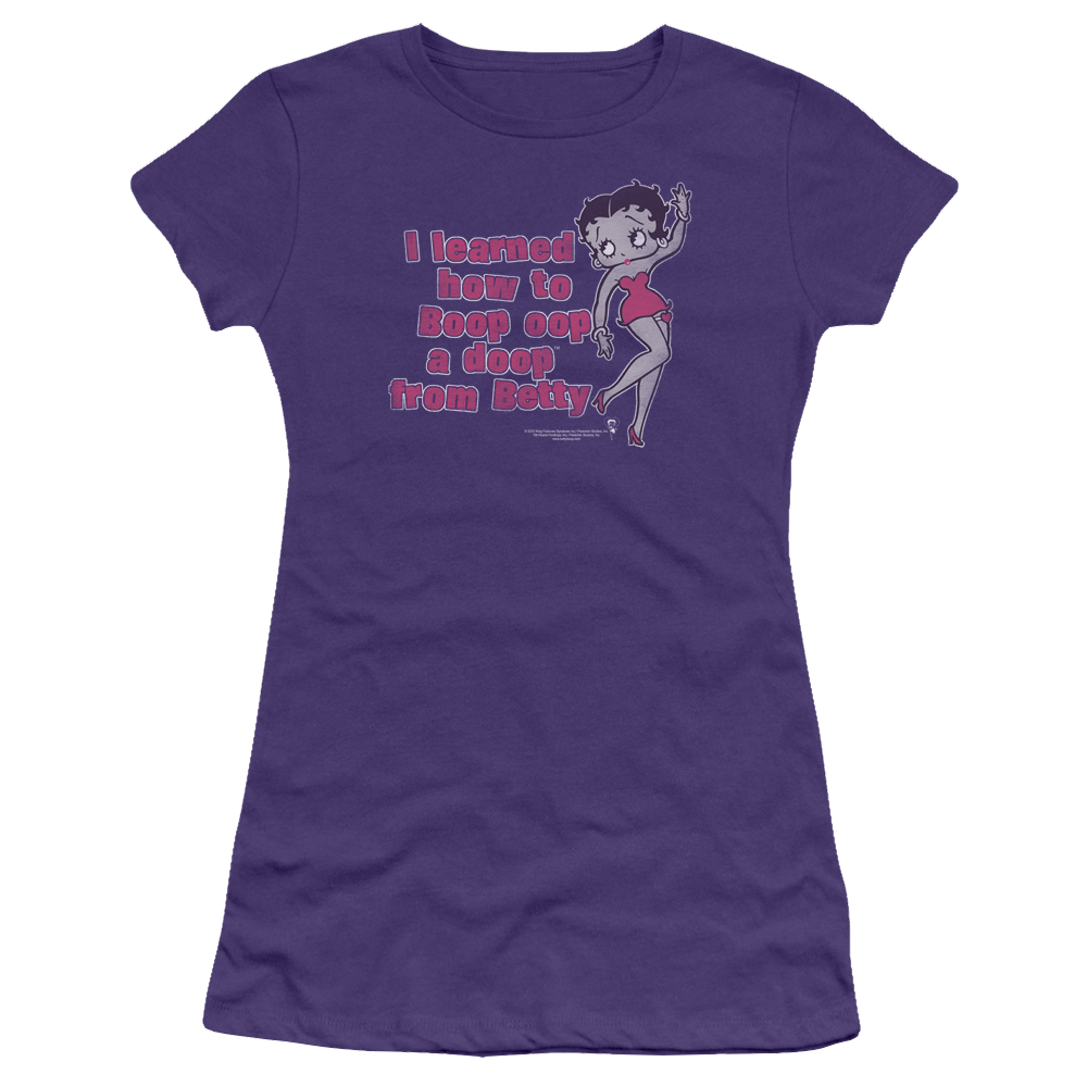 Betty Boop Learned From Betty - Juniors T-Shirt Hoodie, Sweatshirt | CiraTrend.com