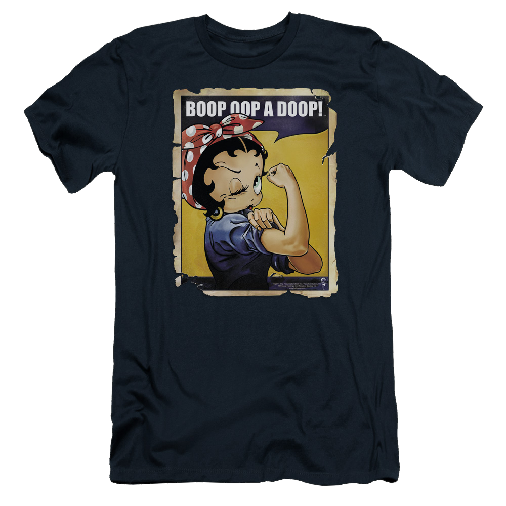 Betty Boop Power - Men's Slim Fit T-Shirt Hoodie, Sweatshirt | CiraTrend.com