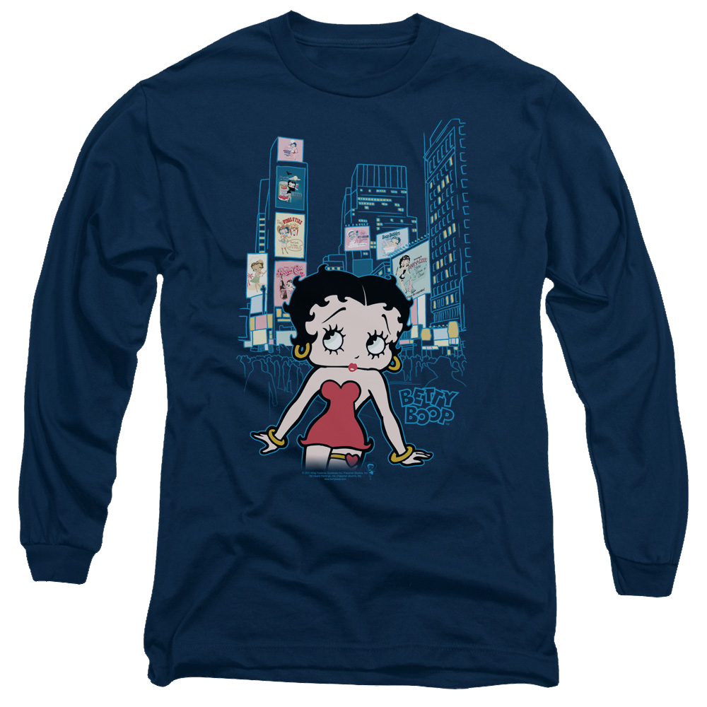Betty Boop Square - Men's Long Sleeve T-Shirt Hoodie, Sweatshirt | CiraTrend.com