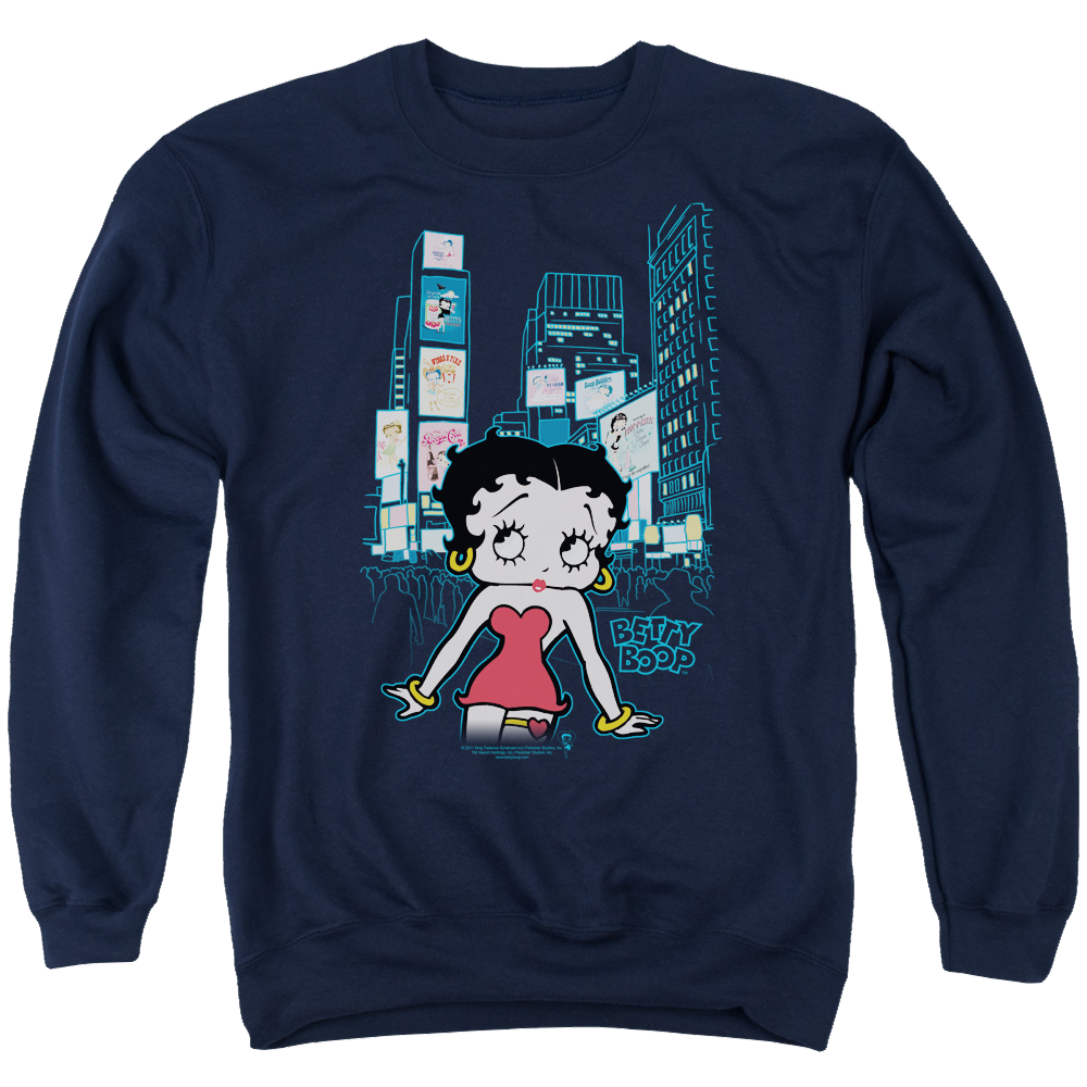 Betty Boop Square - Men's Crewneck Sweatshirt T-Shirts, Hoodie | CiraTrend.com