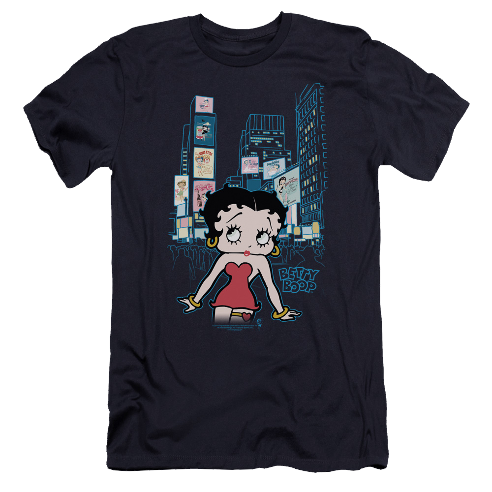 Betty Boop Square - Men's Premium Slim Fit T-Shirt Hoodie, Sweatshirt | CiraTrend.com