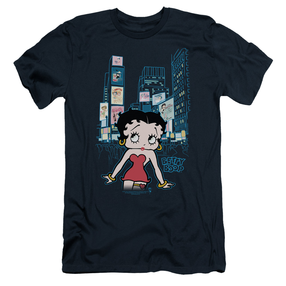 Betty Boop Square - Men's Slim Fit T-Shirt Hoodie, Sweatshirt | CiraTrend.com