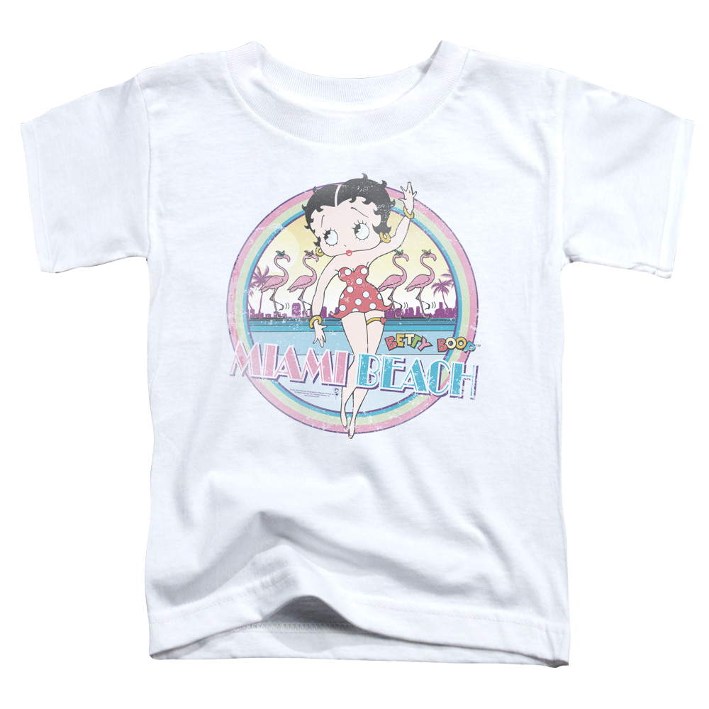 Betty Boop Miami Beach - Kid's T-Shirt Hoodie, Sweatshirt | CiraTrend.com