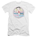 Betty Boop Miami Beach - Men's Premium Slim Fit T-Shirt Hoodie, Sweatshirt | CiraTrend.com