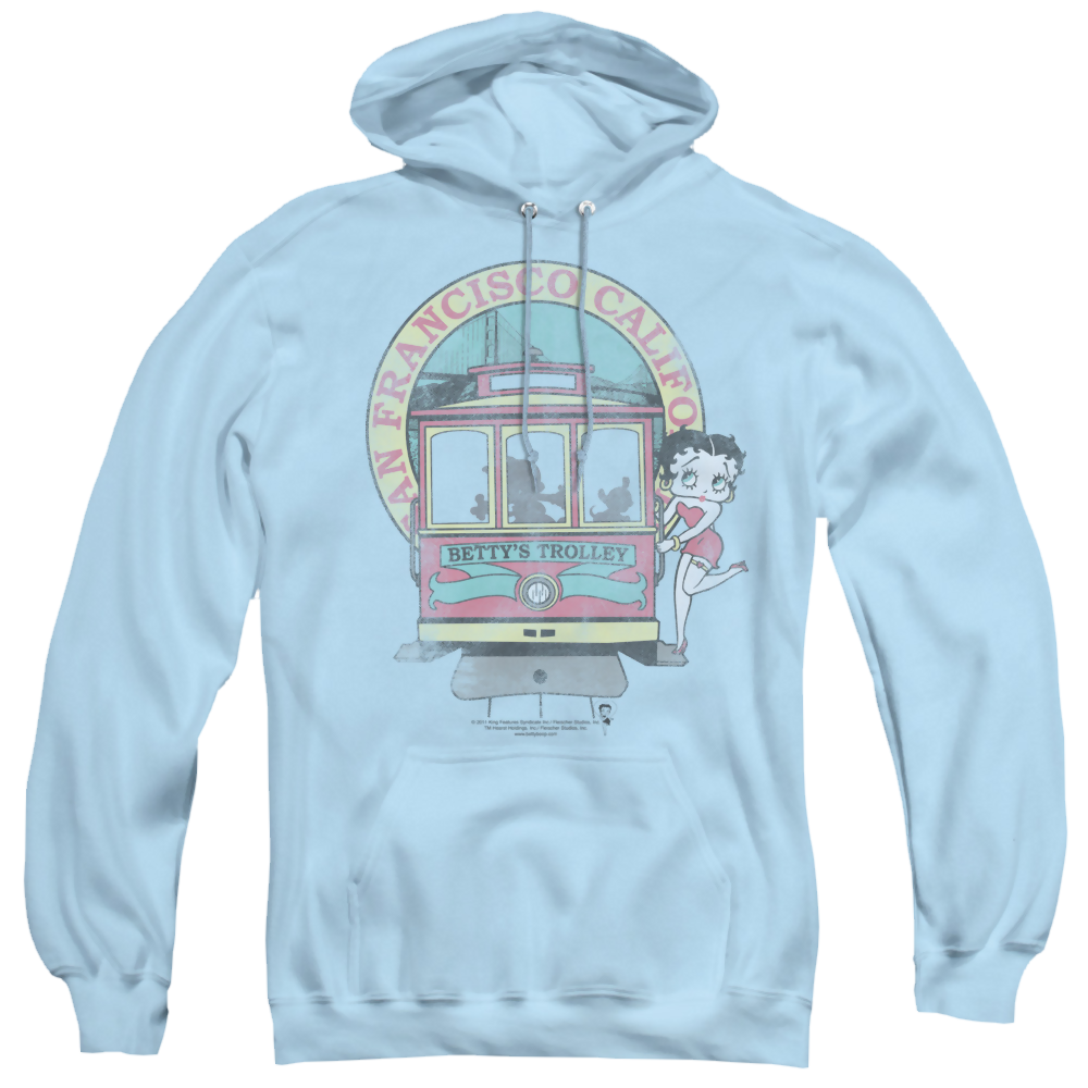 Betty Boop Bettys Trolley - Pullover Hoodie T-Shirts, Sweatshirt | CiraTrend.com