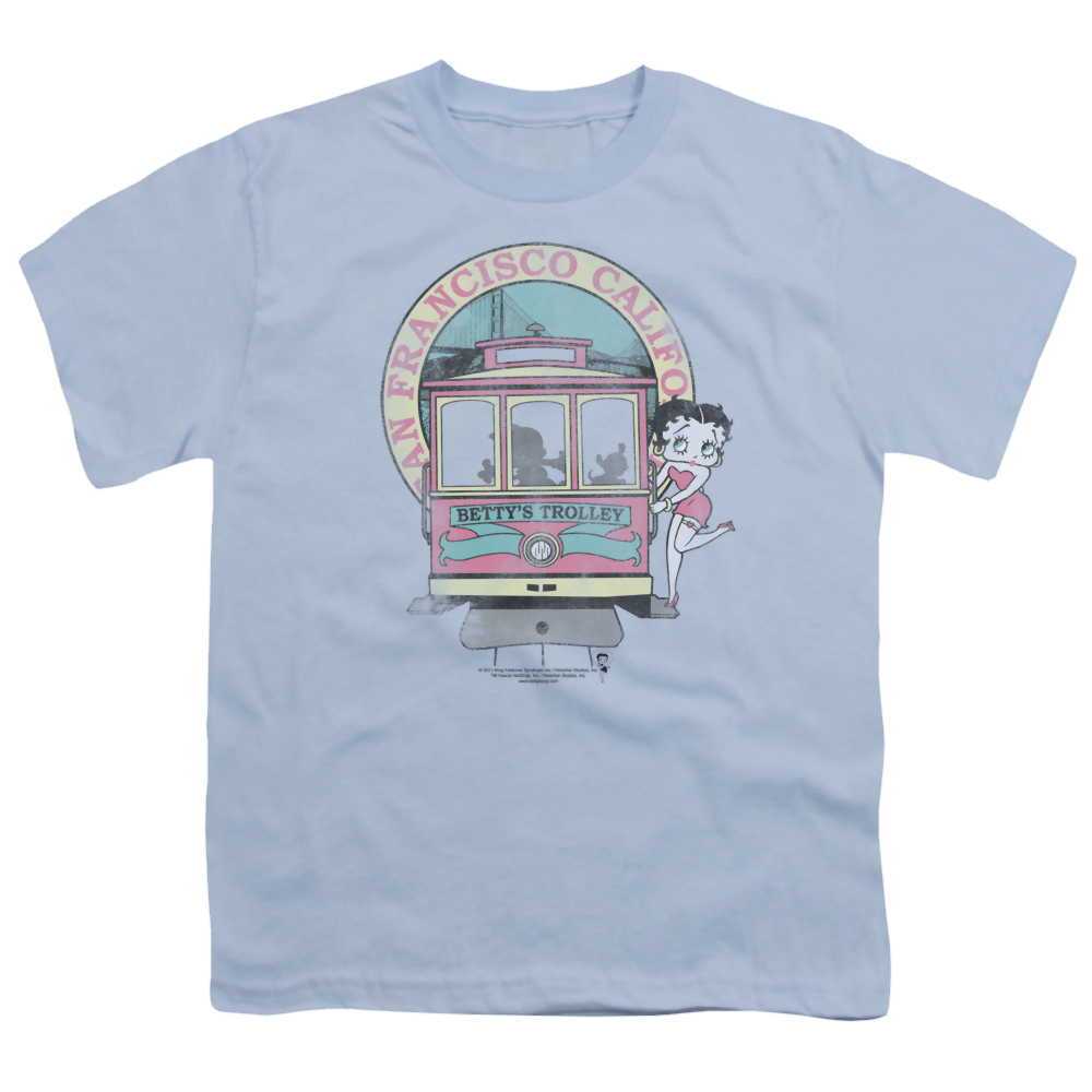 Betty Boop Bettys Trolley - Youth T-Shirt Hoodie, Sweatshirt | CiraTrend.com