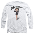 Betty Boop Marine Boop - Men's Long Sleeve T-Shirt Hoodie, Sweatshirt | CiraTrend.com