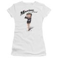 Betty Boop Marine Boop - Juniors T-Shirt Hoodie, Sweatshirt | CiraTrend.com