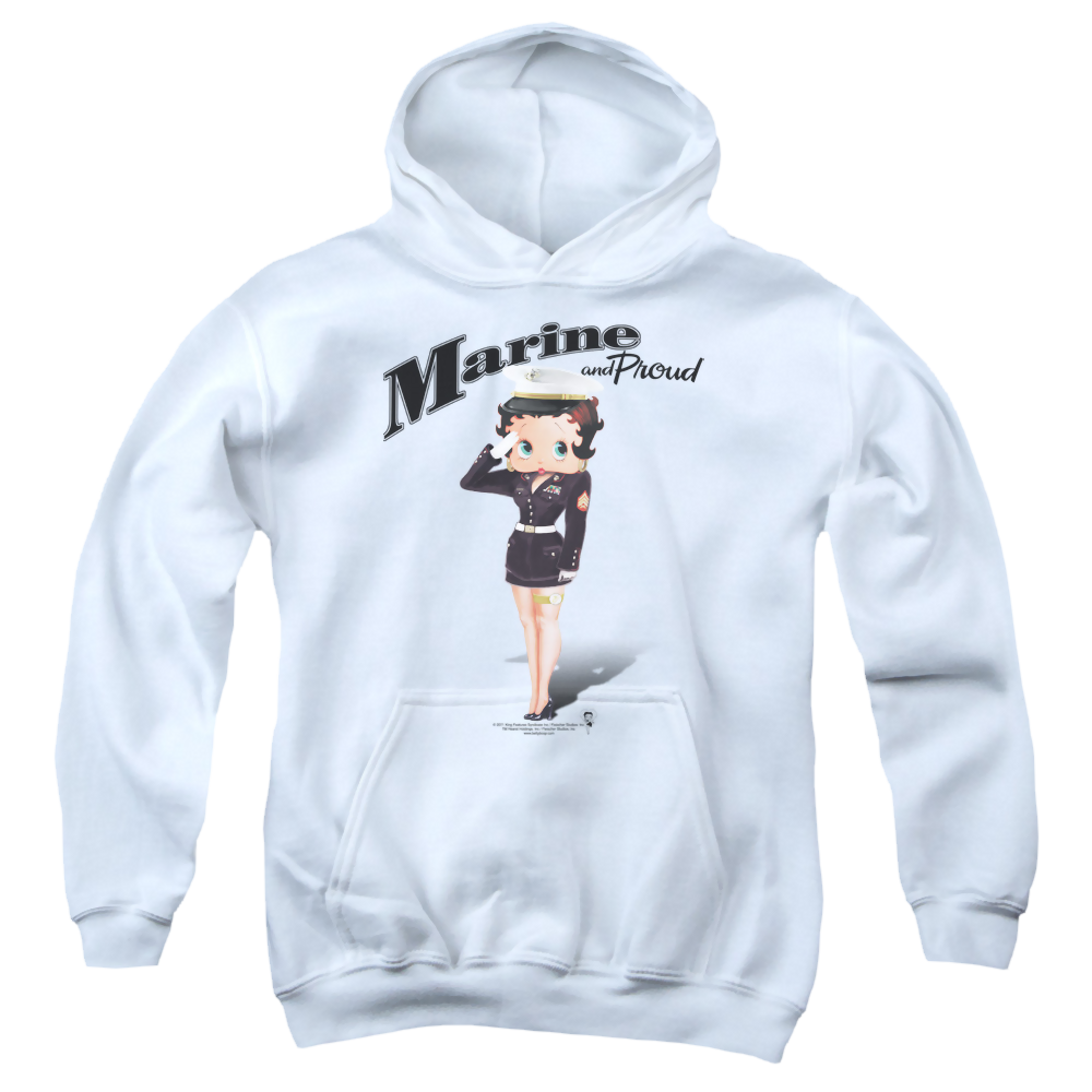 Betty Boop Marine Boop - Youth Hoodie T-Shirts, Sweatshirt | CiraTrend.com