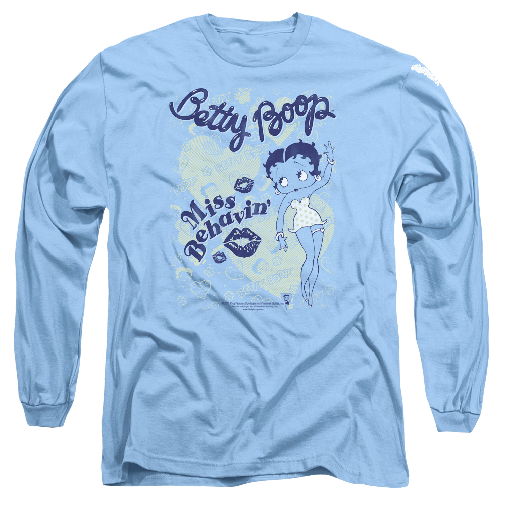 Betty Boop Miss Behavin - Men's Long Sleeve T-Shirt Hoodie, Sweatshirt | CiraTrend.com