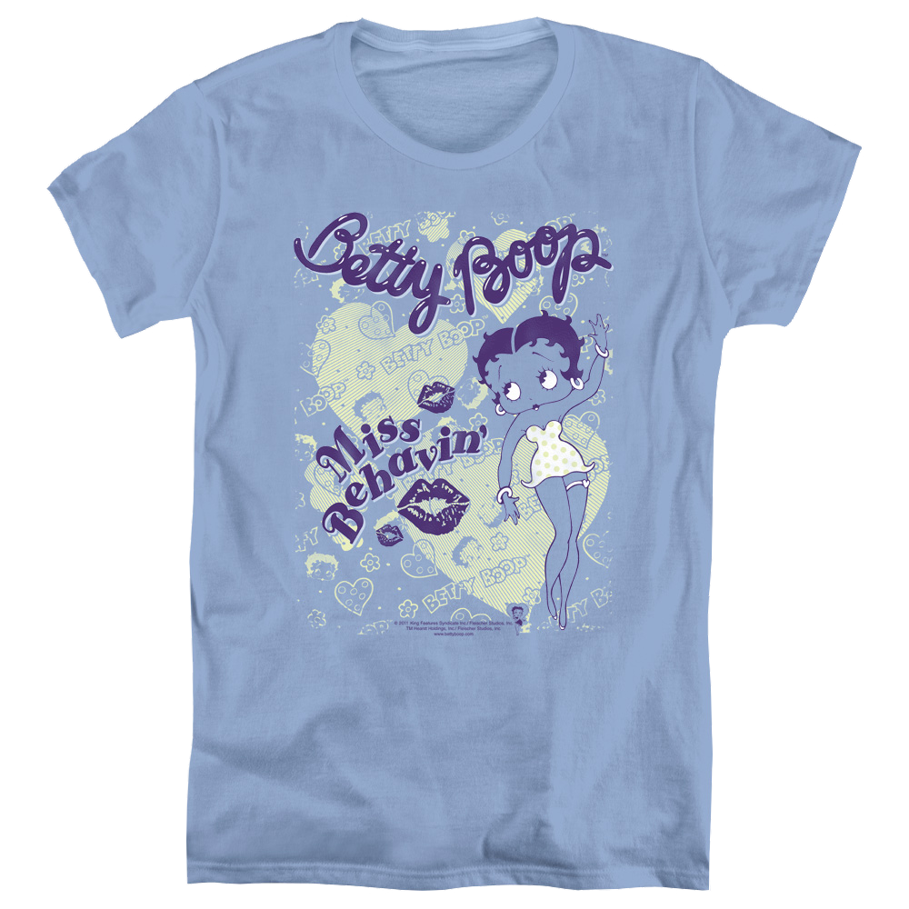 Betty Boop Miss Behavin - Women's T-Shirt Hoodie, Sweatshirt | CiraTrend.com