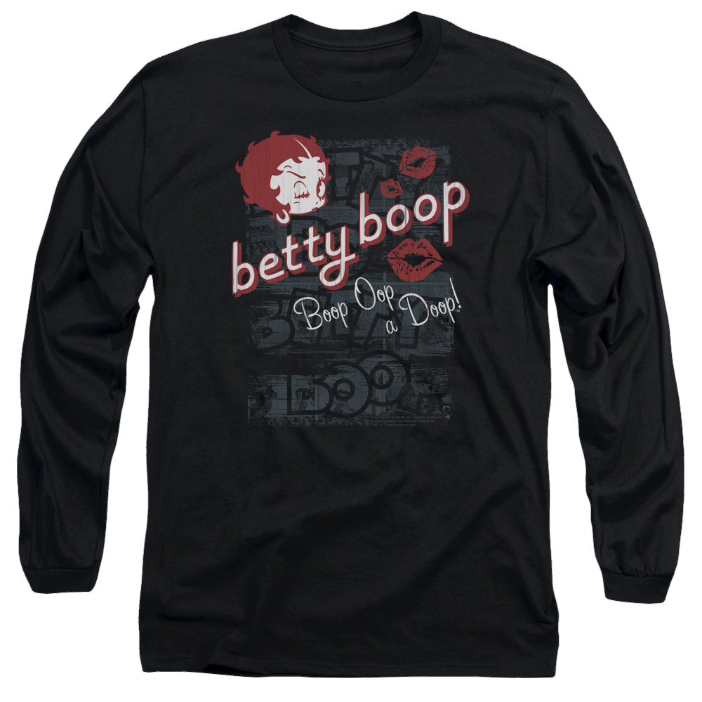 Betty Boop Boop Oop - Men's Long Sleeve T-Shirt Hoodie, Sweatshirt | CiraTrend.com