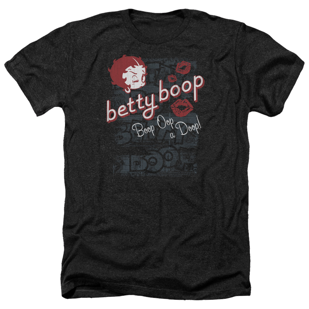 Betty Boop Boop Oop - Men's Heather T-Shirt Hoodie, Sweatshirt | CiraTrend.com
