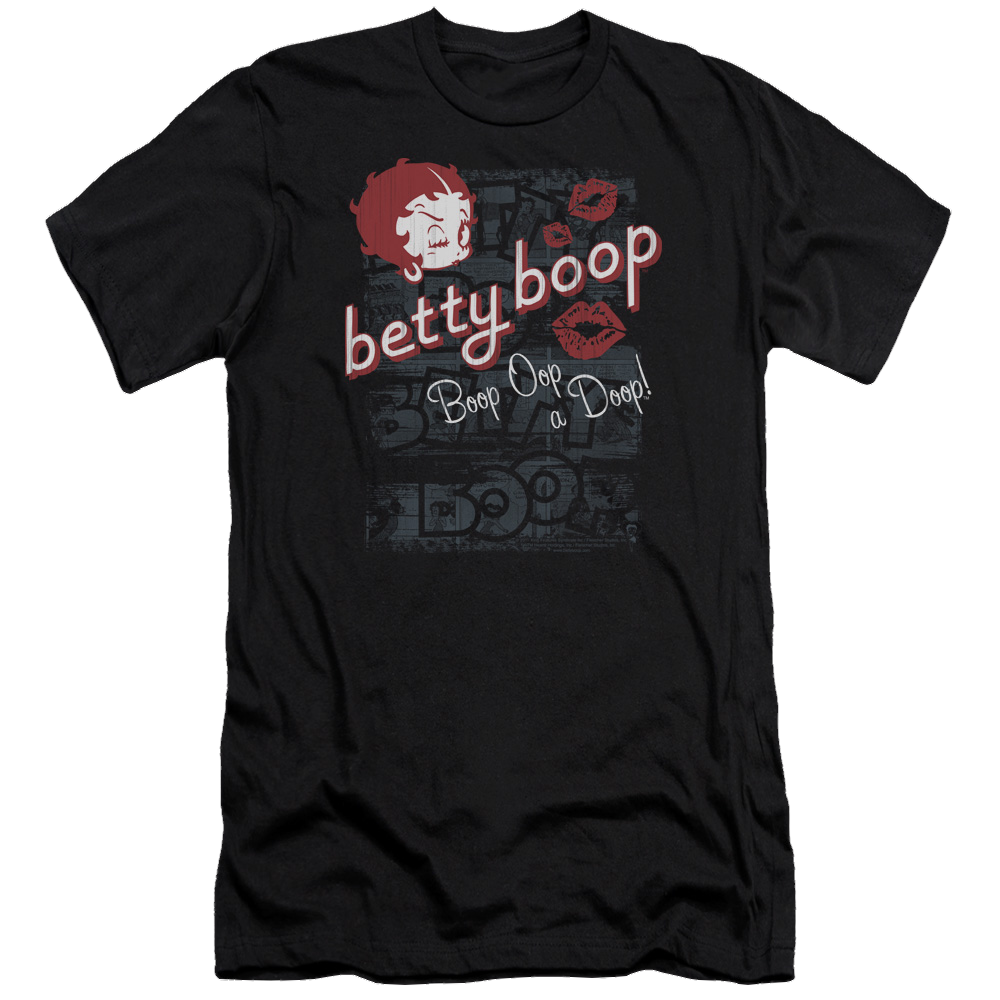 Betty Boop Boop Oop - Men's Premium Slim Fit T-Shirt Hoodie, Sweatshirt | CiraTrend.com
