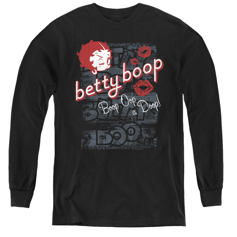 Betty Boop Boop Oop - Youth Long Sleeve T-Shirt Hoodie, Sweatshirt | CiraTrend.com