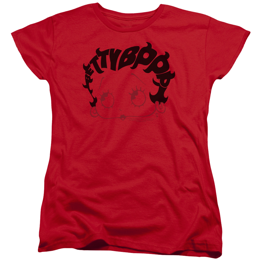 Betty Boop Word Hair - Women's T-Shirt Hoodie, Sweatshirt | CiraTrend.com