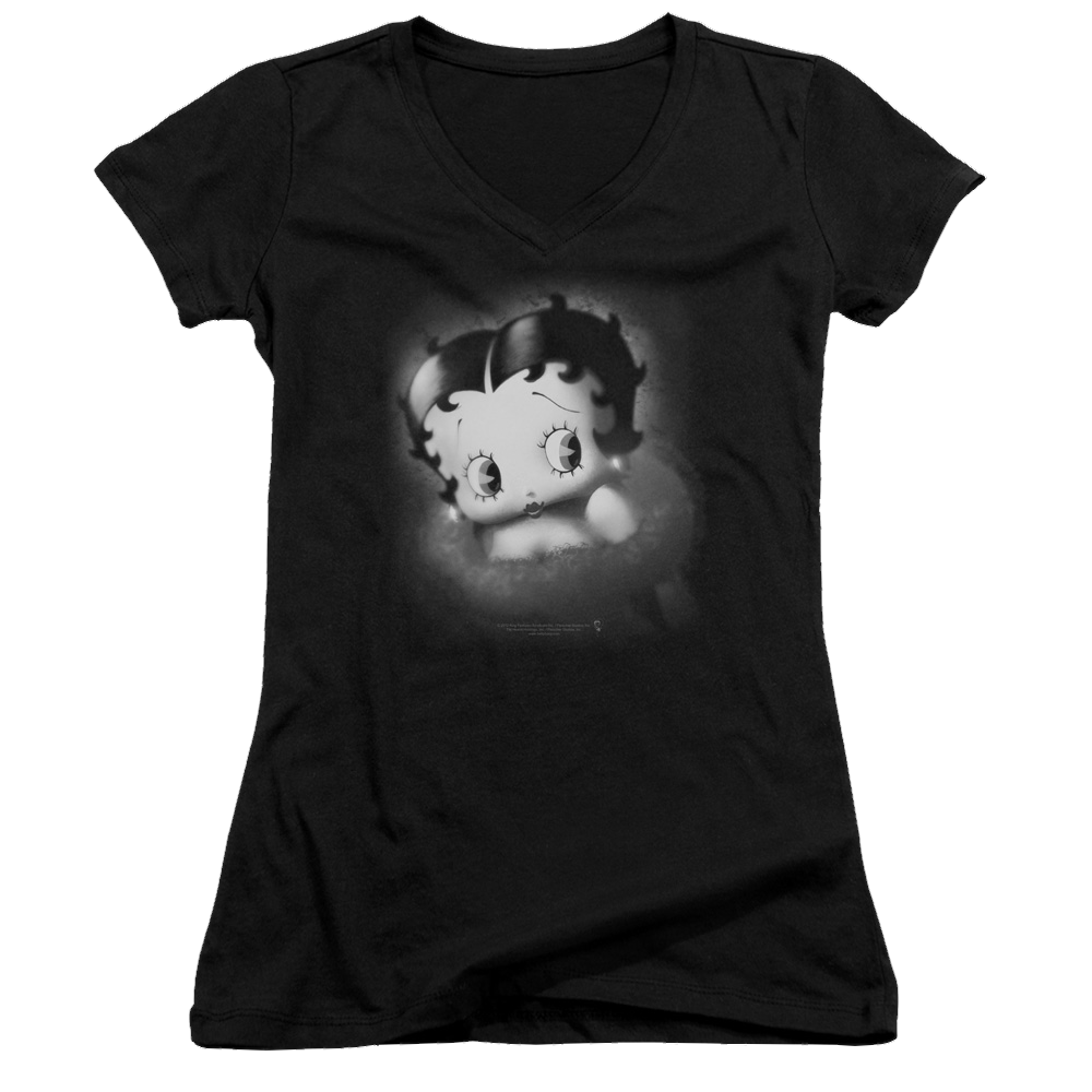 Betty Boop Vintage Star - Juniors V-Neck T-Shirt Hoodie, Sweatshirt | CiraTrend.com