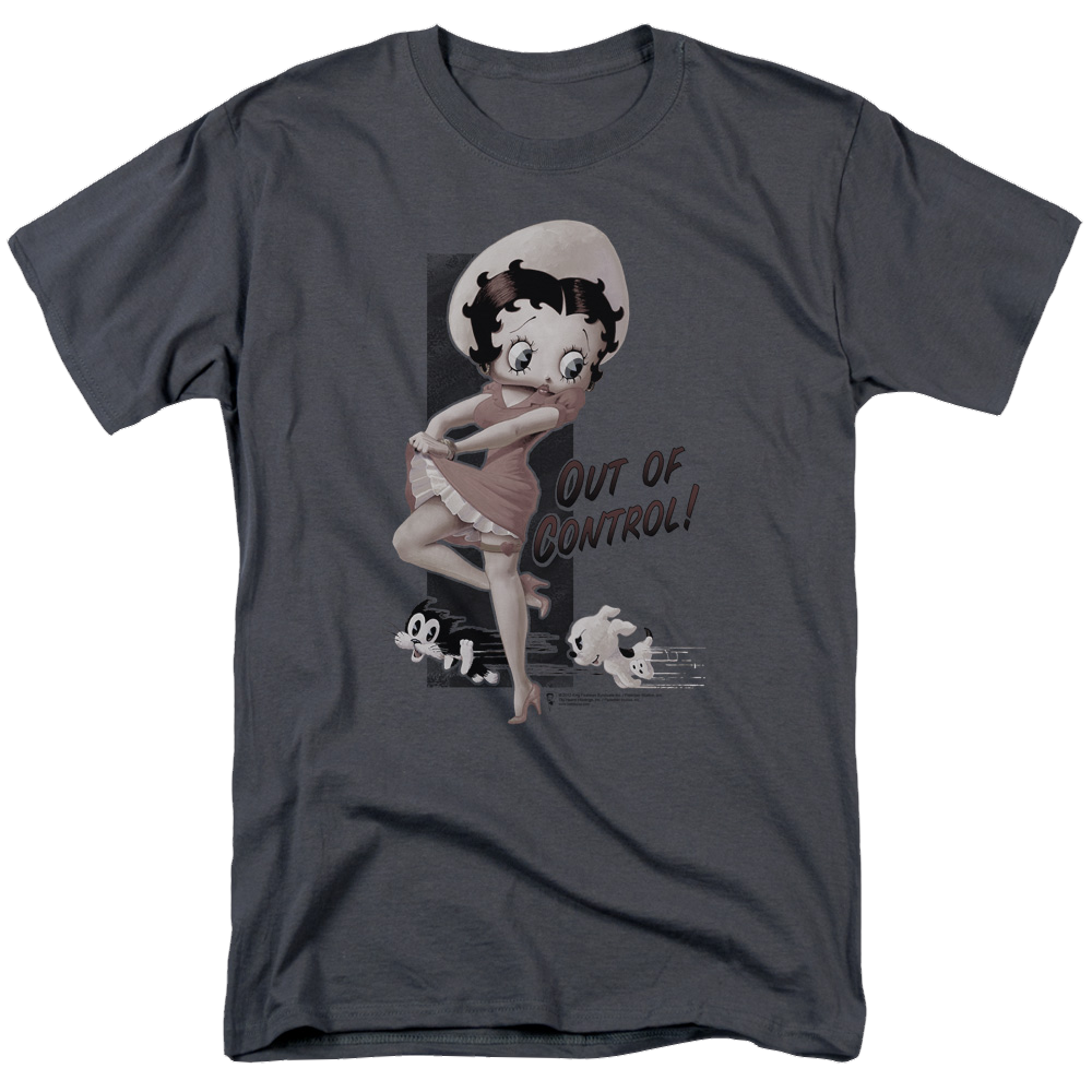 Betty Boop Out Of Control - Men's Regular Fit T-Shirt Hoodie, Sweatshirt | CiraTrend.com