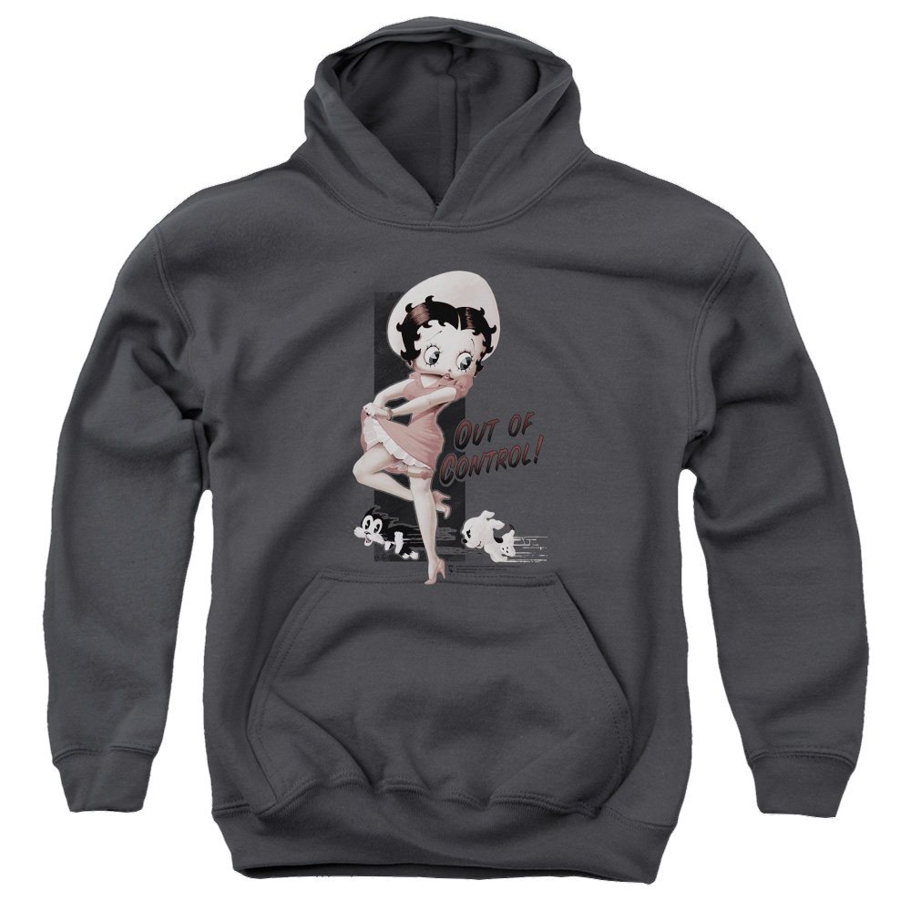 Betty Boop Out Of Control - Youth Hoodie T-Shirts, Sweatshirt | CiraTrend.com