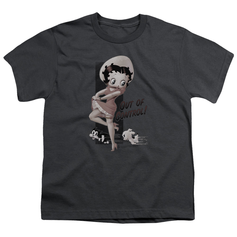 Betty Boop Out Of Control - Youth T-Shirt Hoodie, Sweatshirt | CiraTrend.com