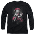 Betty Boop Biker Babe - Men's Long Sleeve T-Shirt Hoodie, Sweatshirt | CiraTrend.com