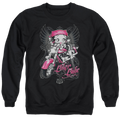 Betty Boop Biker Babe - Men's Crewneck Sweatshirt T-Shirts, Hoodie | CiraTrend.com