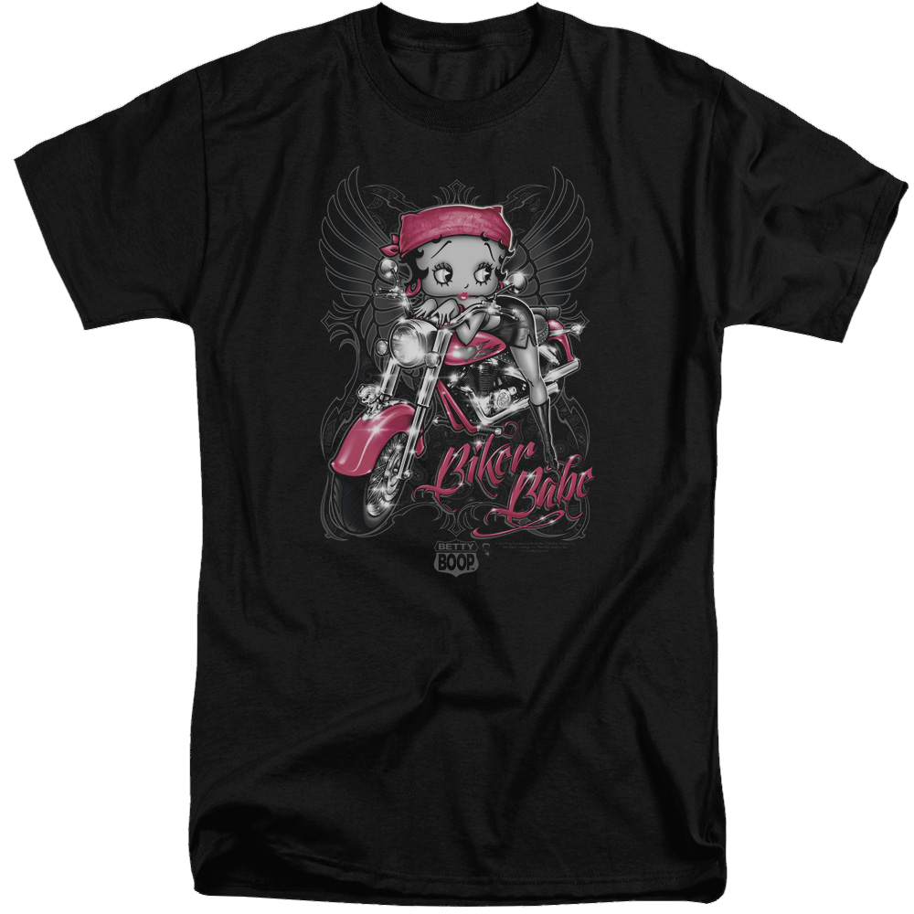 Betty Boop Biker Babe - Men's Tall Fit T-Shirt Hoodie, Sweatshirt | CiraTrend.com