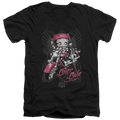 Betty Boop Biker Babe - Men's V-Neck T-Shirt Hoodie, Sweatshirt | CiraTrend.com