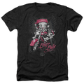 Betty Boop Biker Babe - Men's Heather T-Shirt Hoodie, Sweatshirt | CiraTrend.com