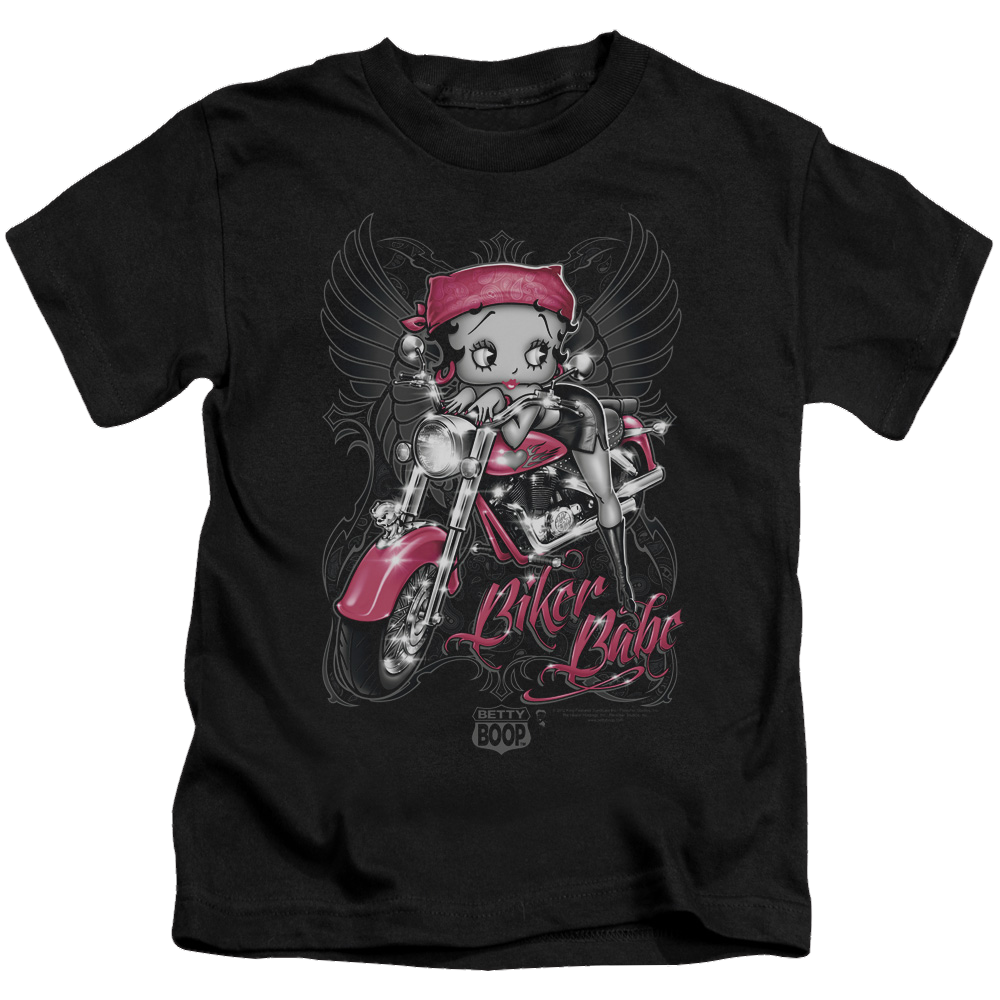 Betty Boop Biker Babe - Kid's T-Shirt Hoodie, Sweatshirt | CiraTrend.com