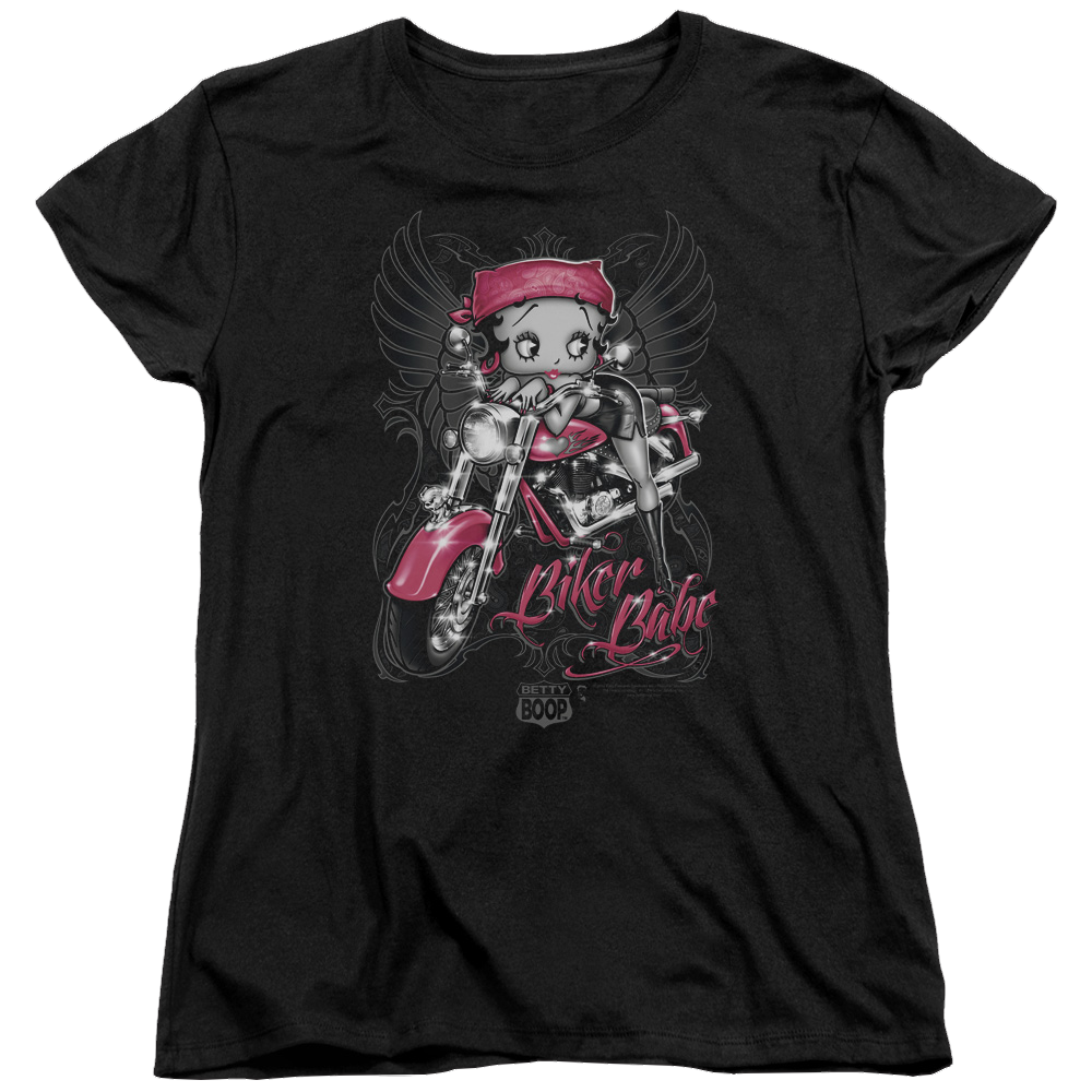 Betty Boop Biker Babe - Women's T-Shirt Hoodie, Sweatshirt | CiraTrend.com