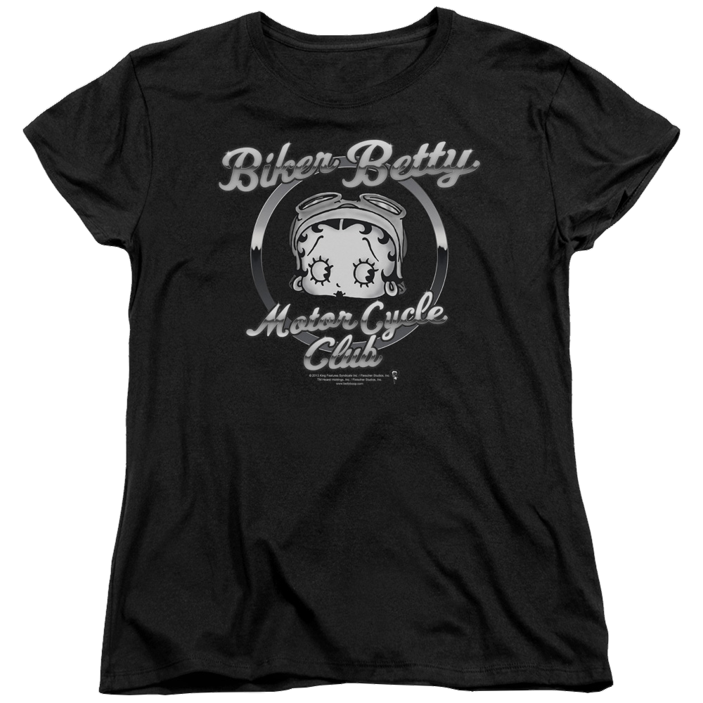Betty Boop Chromed Logo - Women's T-Shirt Hoodie, Sweatshirt | CiraTrend.com