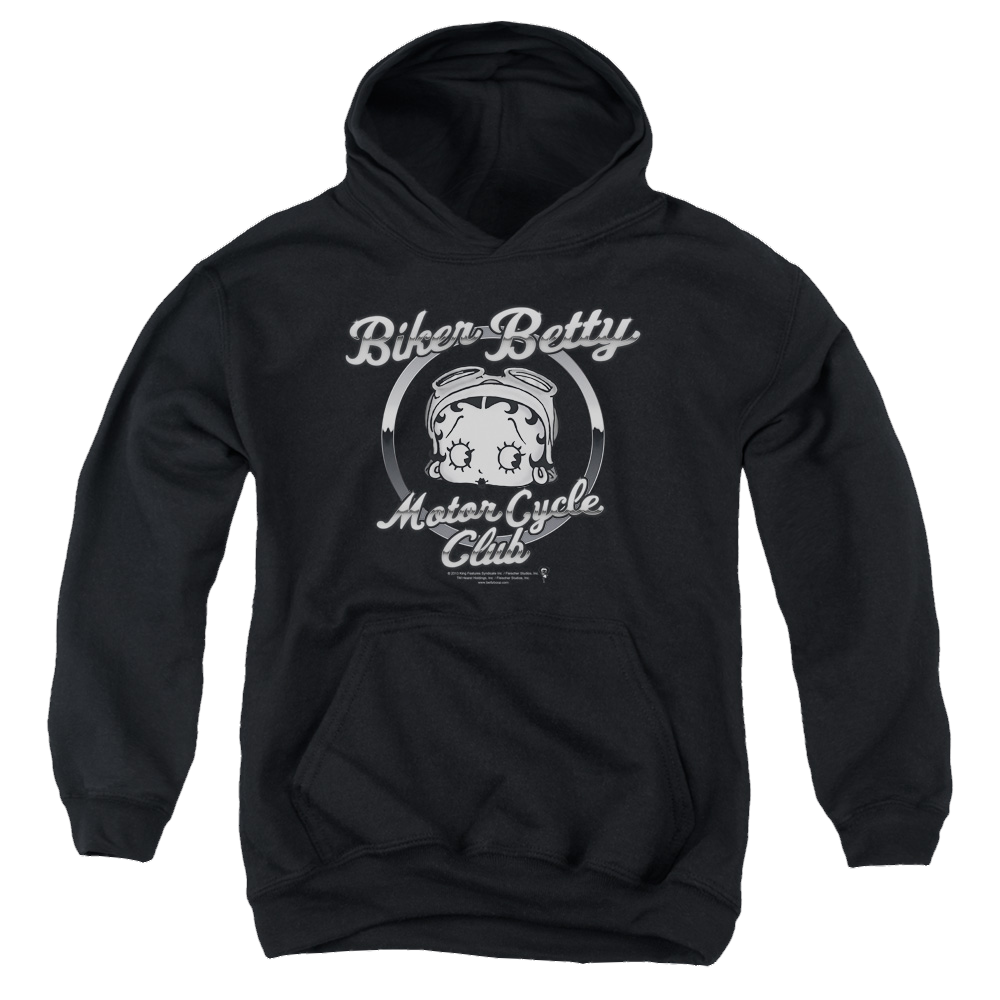 Betty Boop Chromed Logo - Youth Hoodie T-Shirts, Sweatshirt | CiraTrend.com