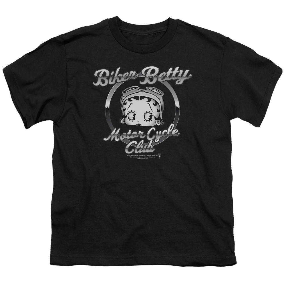 Betty Boop Chromed Logo - Youth T-Shirt Hoodie, Sweatshirt | CiraTrend.com