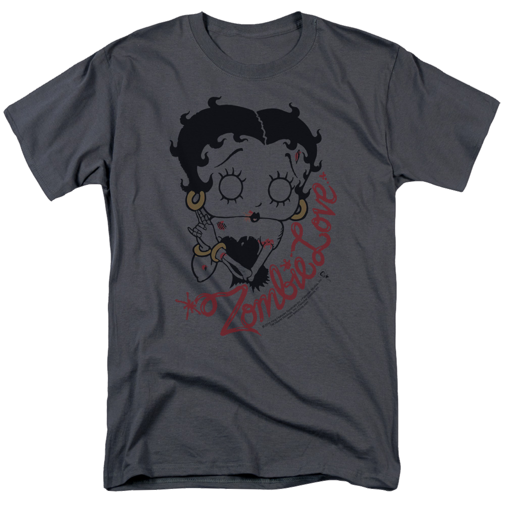 Betty Boop Classic Zombie - Men's Regular Fit T-Shirt Hoodie, Sweatshirt | CiraTrend.com