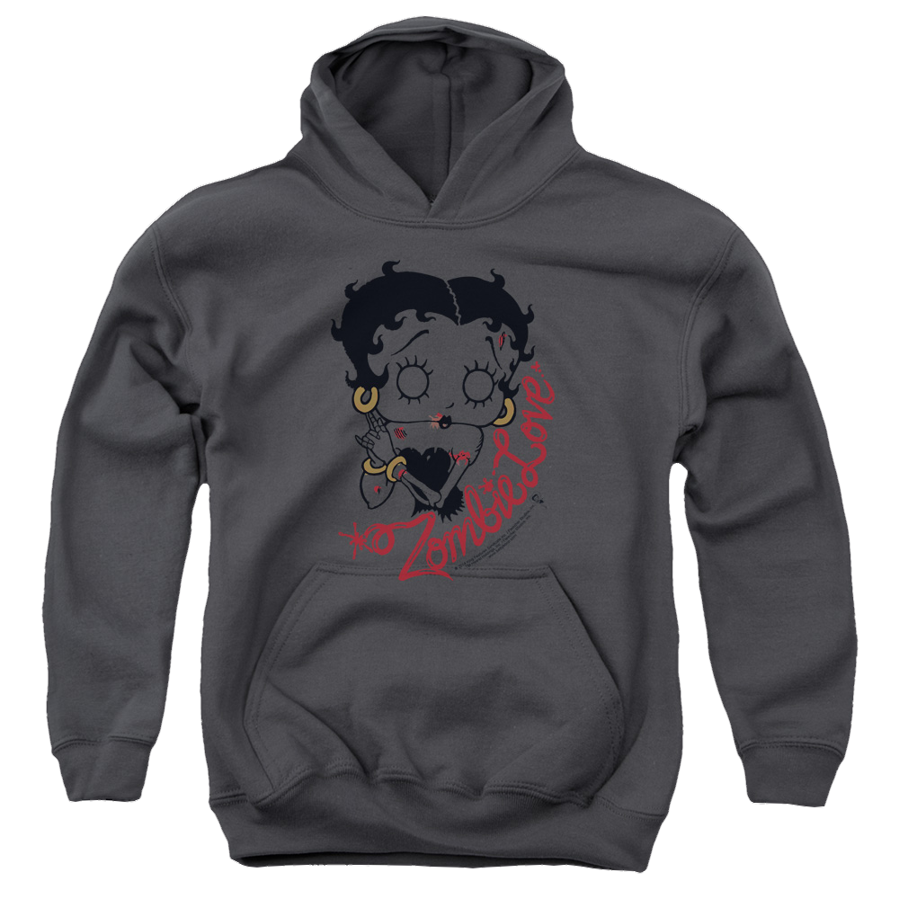 Betty Boop Classic Zombie - Youth Hoodie T-Shirts, Sweatshirt | CiraTrend.com