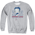 Betty Boop Zombie Pinup - Men's Crewneck Sweatshirt T-Shirts, Hoodie | CiraTrend.com