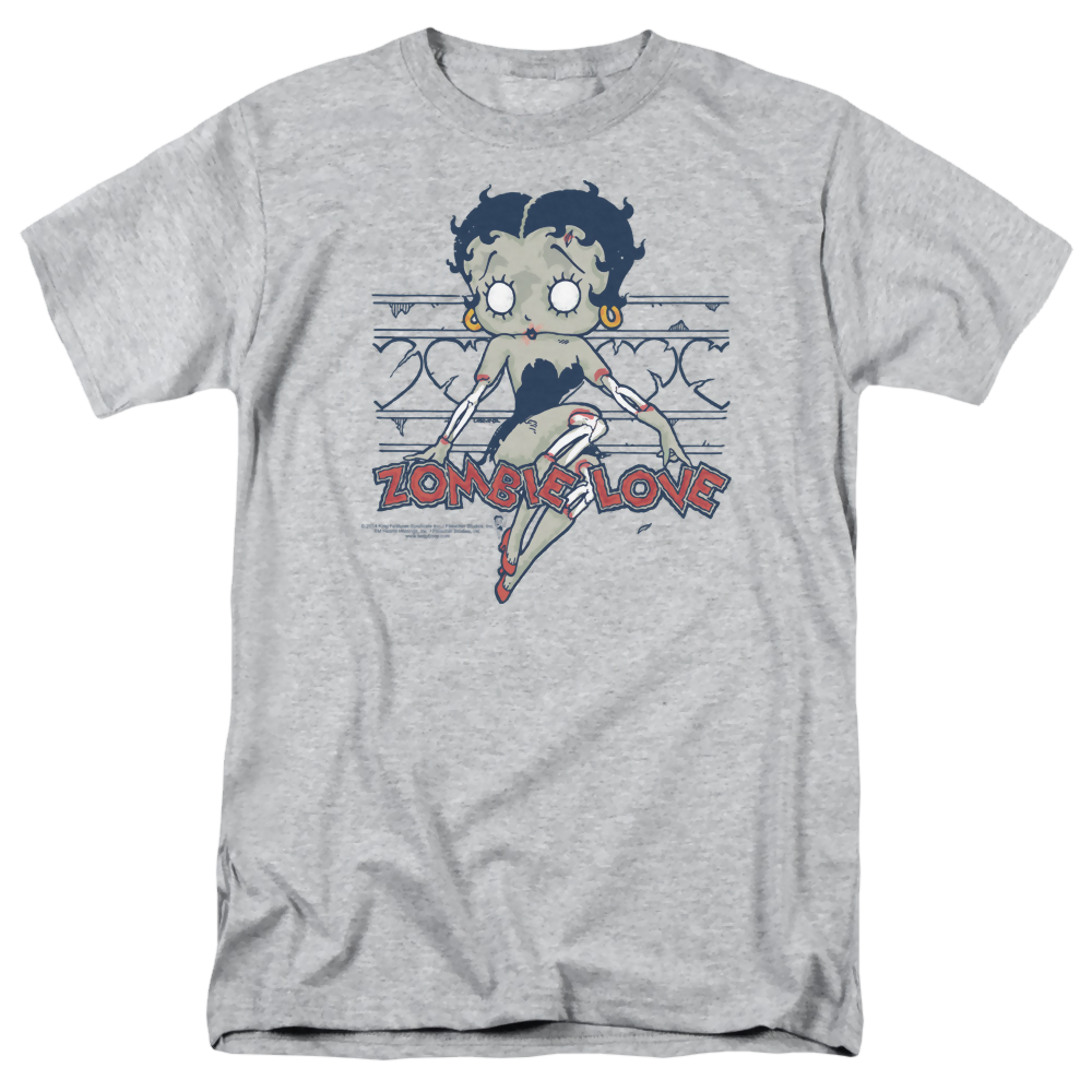 Betty Boop Zombie Pinup - Men's Regular Fit T-Shirt Hoodie, Sweatshirt | CiraTrend.com