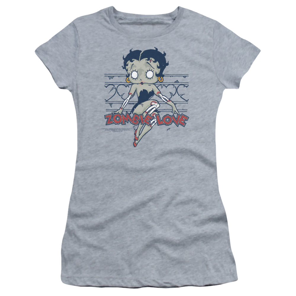 Betty Boop Zombie Pinup - Juniors T-Shirt Hoodie, Sweatshirt | CiraTrend.com
