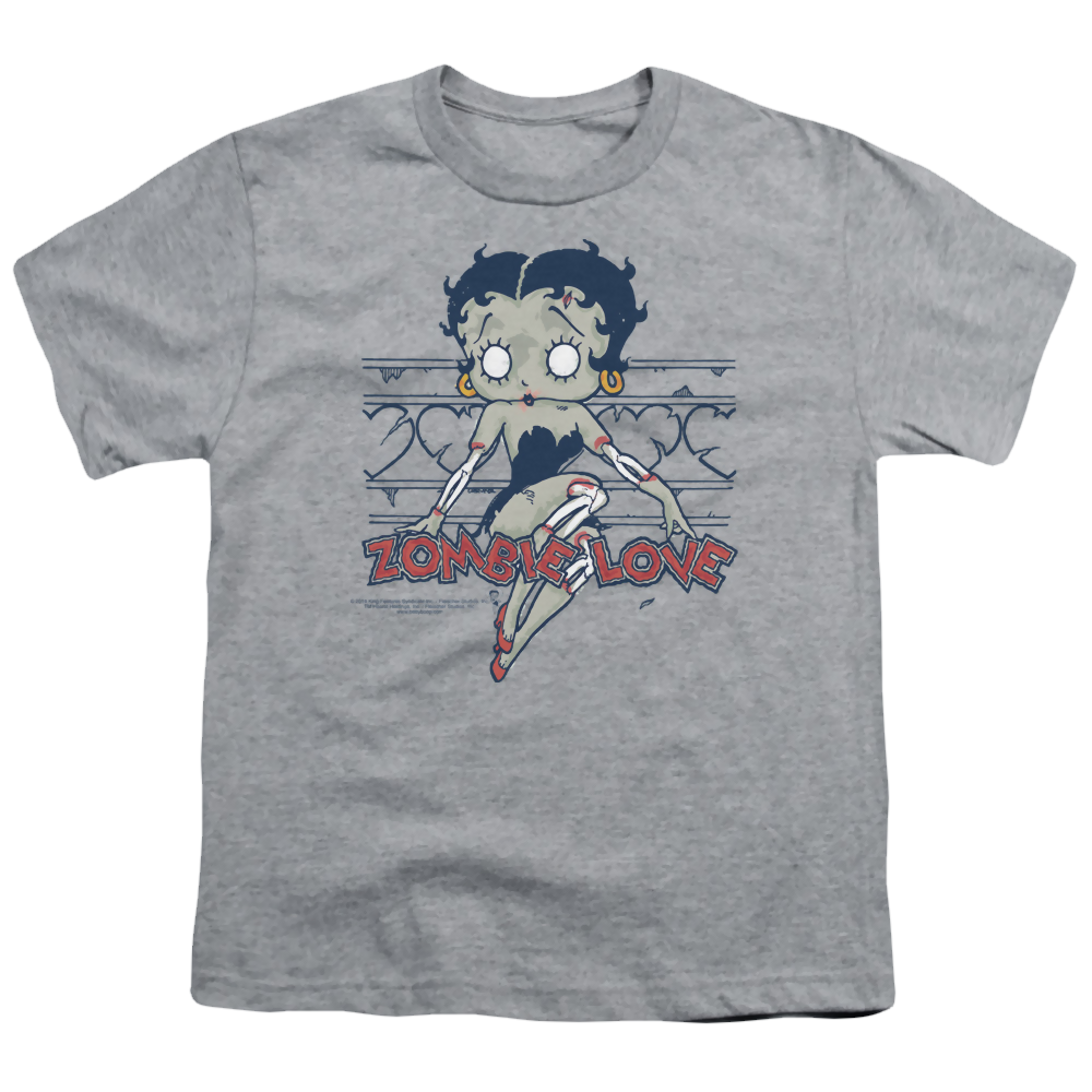 Betty Boop Zombie Pinup - Kid's T-Shirt Hoodie, Sweatshirt | CiraTrend.com