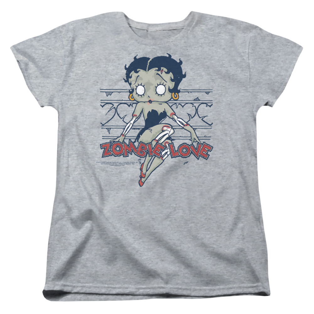 Betty Boop Zombie Pinup - Women's T-Shirt Hoodie, Sweatshirt | CiraTrend.com