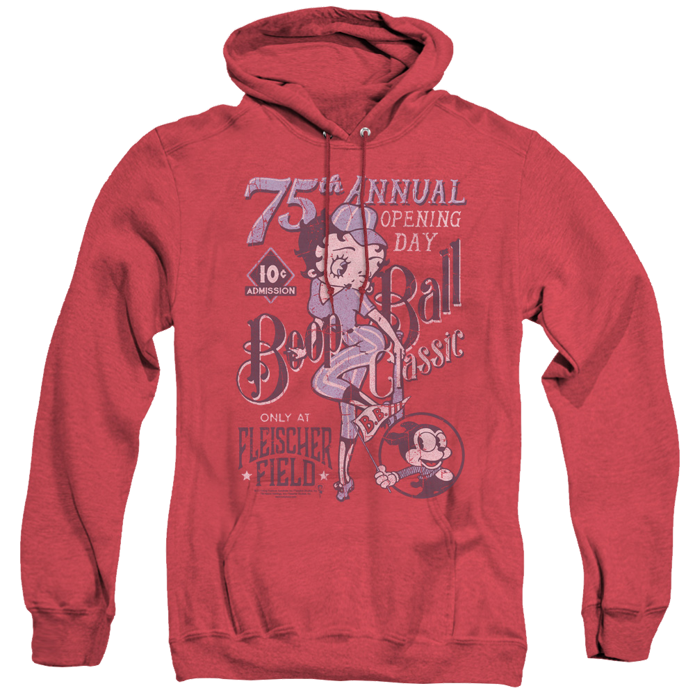 Betty Boop Boop Ball - Heather Pullover Hoodie T-Shirts, Sweatshirt | CiraTrend.com