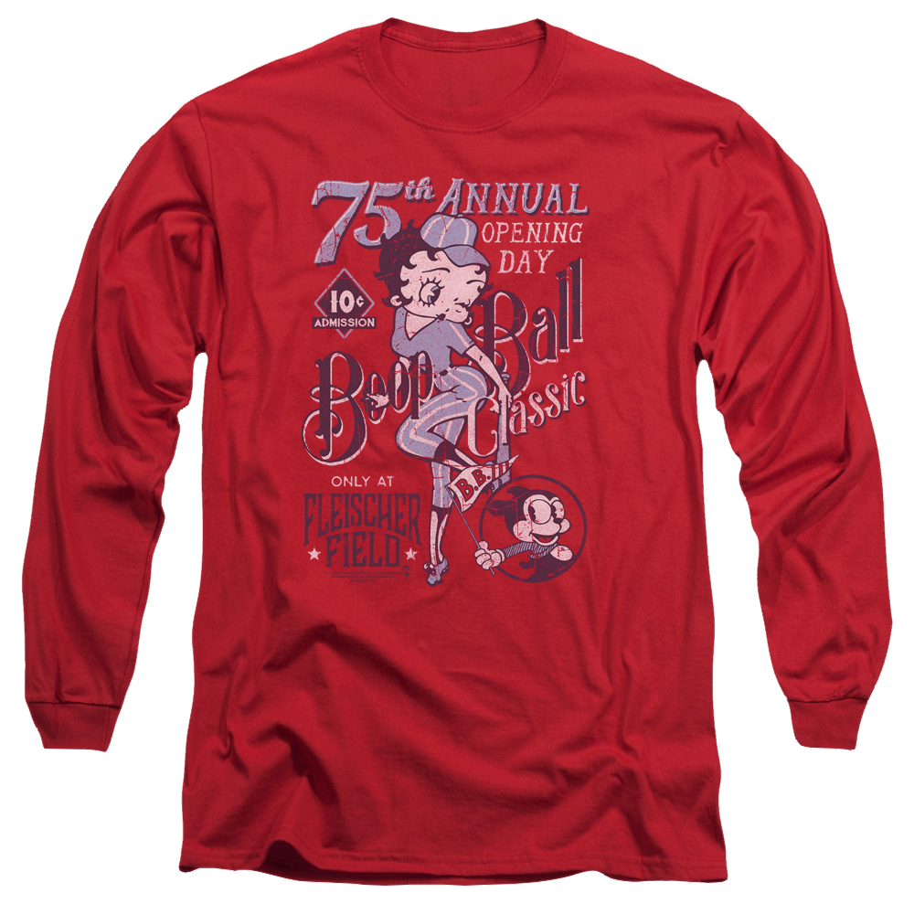 Betty Boop Boop Ball - Men's Long Sleeve T-Shirt Hoodie, Sweatshirt | CiraTrend.com
